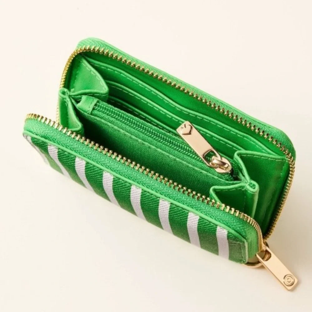 New Kate Spade x Target Stripe Mini Crossbody Bag w Coin Pouch & AirPod case - Picture 2 of 4